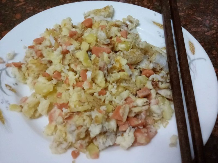 土豆鸡蛋饭的做法