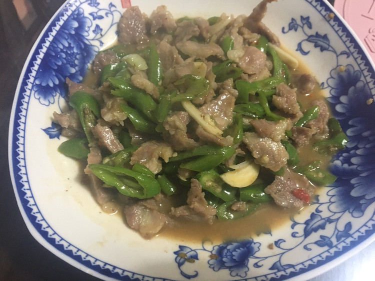 青椒炒瘦肉的做法