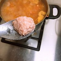 西红柿肉丸汤的做法图解6