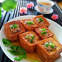 蒸酿方块豆腐的做法图解5
