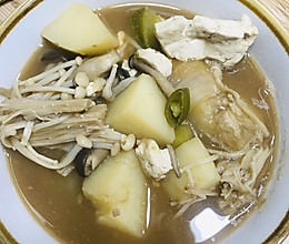 韩国大酱汤（3-4人份）的做法