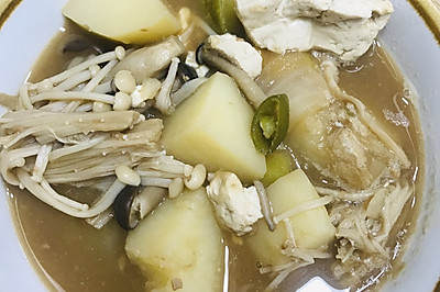 韩国大酱汤（3-4人份）