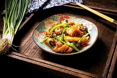姜葱炒鸡块