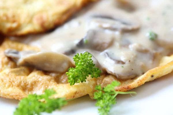 曼步厨房 - 舒芙蕾蘑菇蛋饼