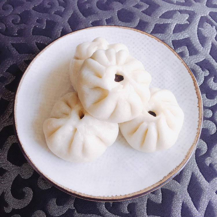 苏子花生红豆沙包子的做法