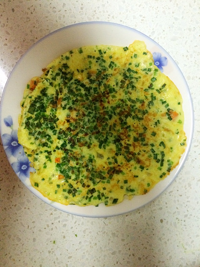韭菜鸡蛋饼的做法图解4