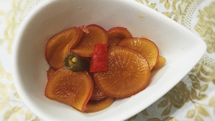 爽口小菜---酱萝卜