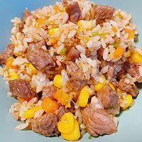 牛肉炒饭的做法图解7