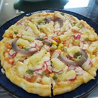 平底锅pizza超快上手的做法图解6