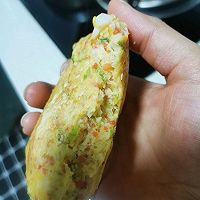 辅食鲜虾蔬菜饼的做法图解9