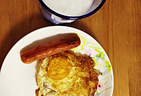 美式香肠煎蛋早餐的做法