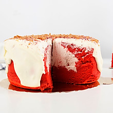 嗨焙食谱 | 喜气洋洋的红丝绒爆浆芝士蛋糕