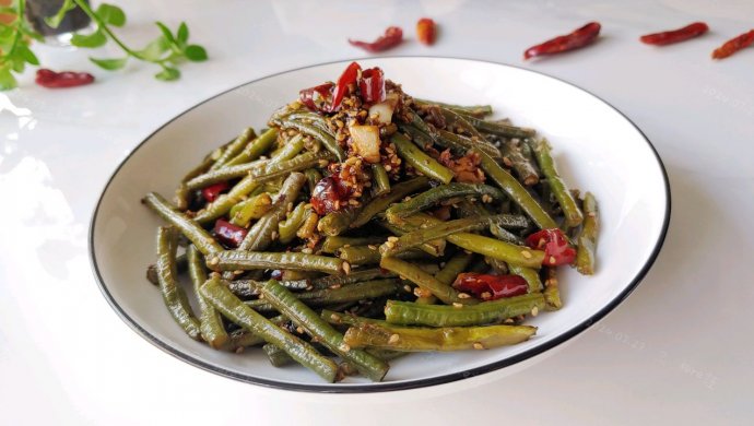 麻辣蒜椒煸豆角