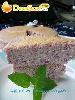紫薯轻奶酪蛋糕