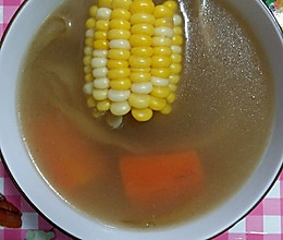 霸王花胡萝卜玉米猪骨汤的做法