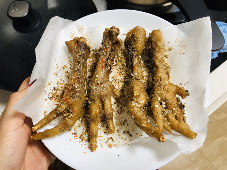 半小时吃上烤鸡爪（空气炸锅）的做法