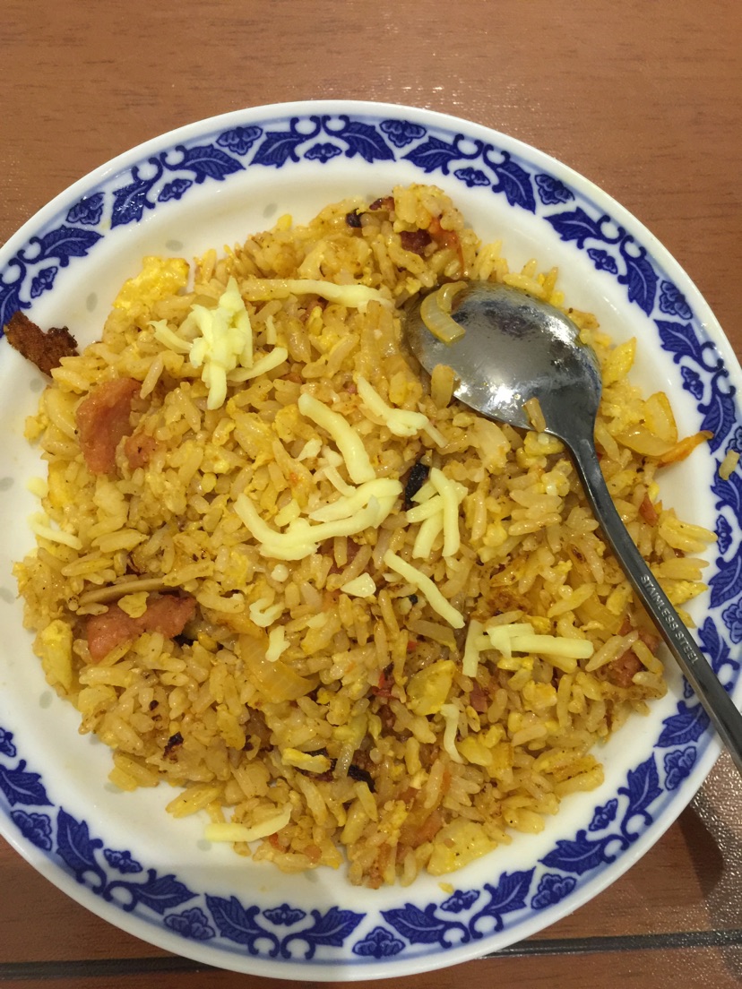 培根芝士炒饭的做法图解8