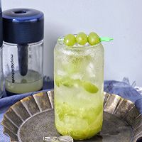 #助力高考营养餐# 青提啵啵气泡饮的做法图解8