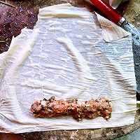 豆皮香菇肉卷的做法图解6