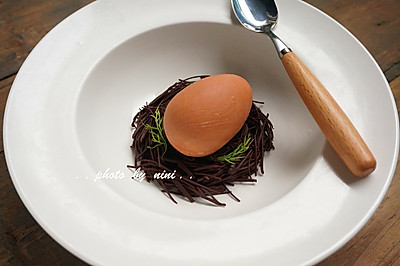 溏心蛋——芒果椰奶冻巧克力蛋