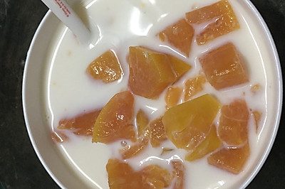 木瓜炖奶