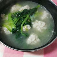 青菜肉丸子汤的做法图解5