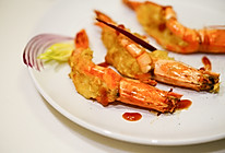 蒜香芝士焗虎虾的做法