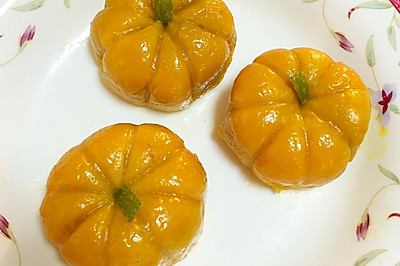 南瓜豆沙包