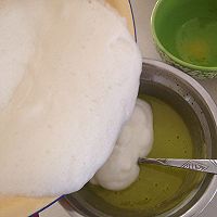 青汁蜜豆蛋糕卷的做法图解5