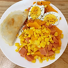 easy轻食2:玉米混合沙拉（熟）