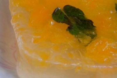 牛奶加橘子～双层水晶冻简易版～