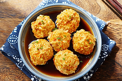 低脂好吃的，糖醋鸡肉丸子