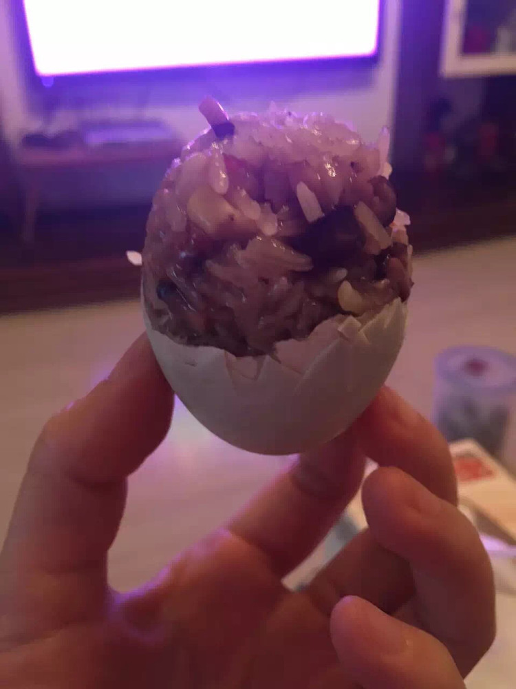 五彩糯米蛋的做法