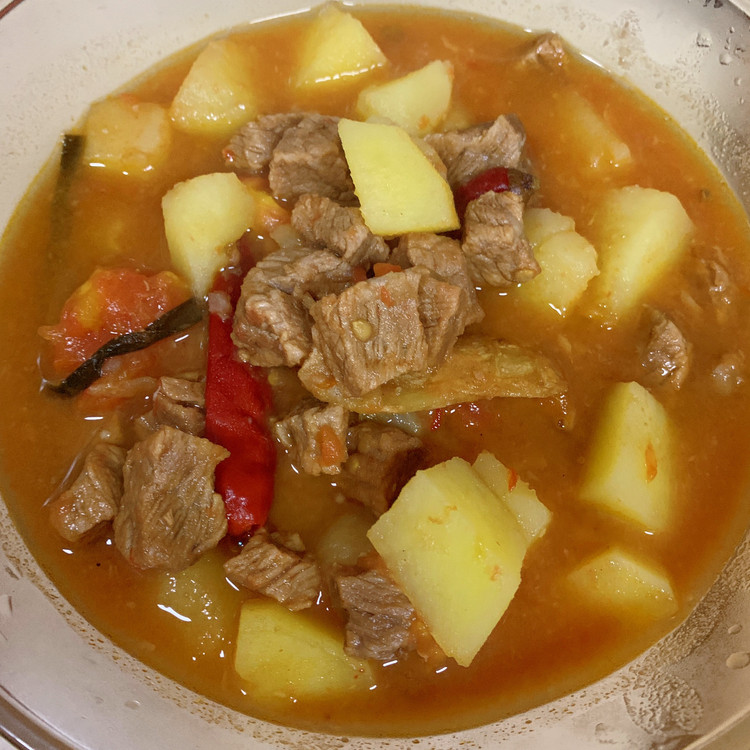 土豆牛肉的做法