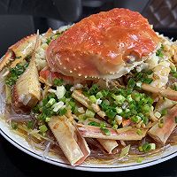 葱油长脚蟹的做法图解6