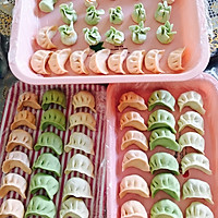 彩色饺子的做法图解8