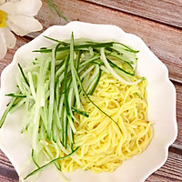 #李锦记X豆果 夏日轻食美味榜#青瓜拌面的做法图解4