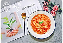 剩饭的华丽变身之番茄菌菇鹰嘴豆炖糙米饭的做法