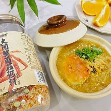 #秋日品蟹 邂逅好味道#秋天养生粥/鲜美又好喝的大闸蟹菌菇粥