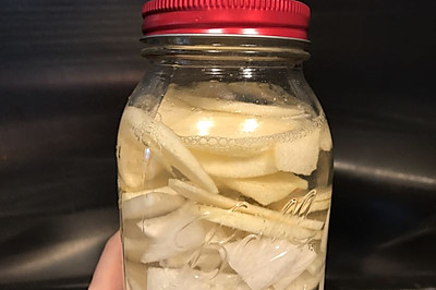 玻璃罐排毒水 白萝卜透肌消肿水