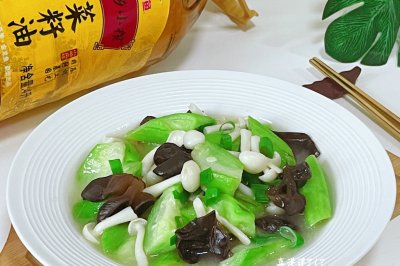 丝瓜烧木耳