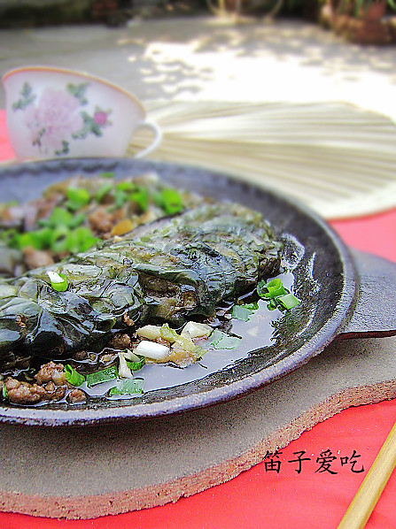 铁板烧茄子的做法