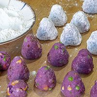 紫薯杂粮粘豆包的做法图解12