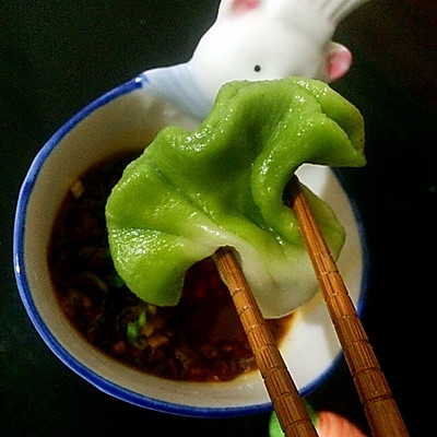 莲藕猪肉翡翠白菜水饺