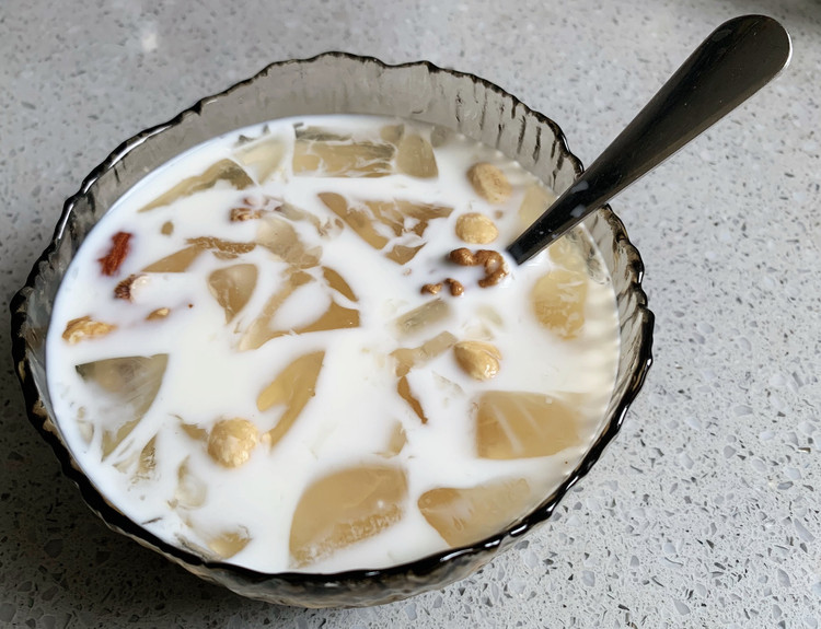 牛奶茶冻—减肥人的夏日饮品的做法