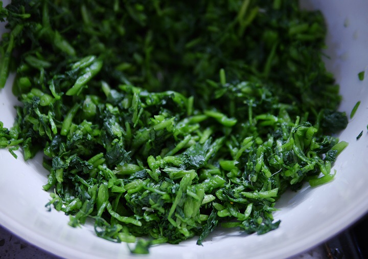 西洋菜饺子【私房菜】的做法图解1