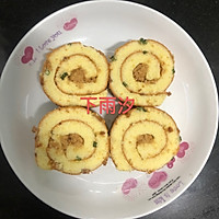 香葱肉松咸味蛋糕卷的做法图解11