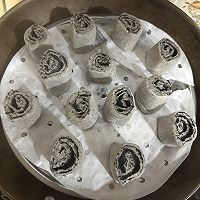 芝麻馒头卷（芝麻钙含量是牛奶的8倍）的做法图解4