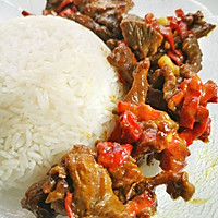 一人食•红椒牛肉的做法图解5