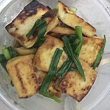 小葱煎豆腐